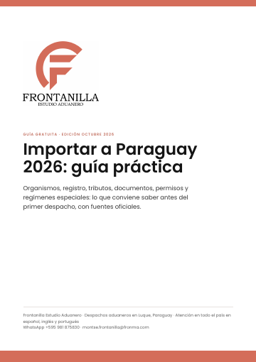 Tapa de la guía Importar a Paraguay 2026